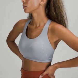lululemon athletica Light Gray Sports Bra